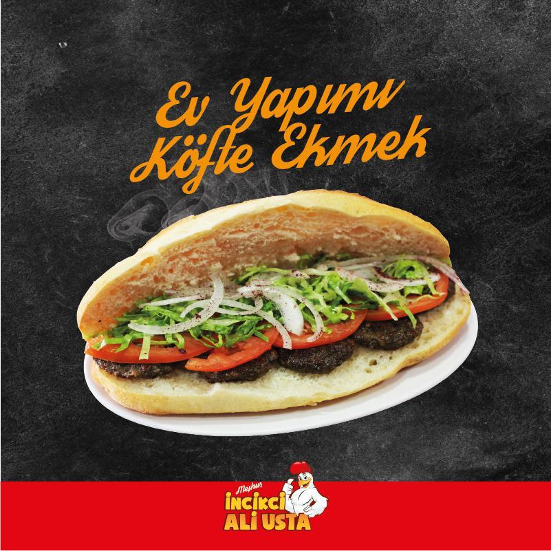 Ev Yapımı Köfte Ekmek